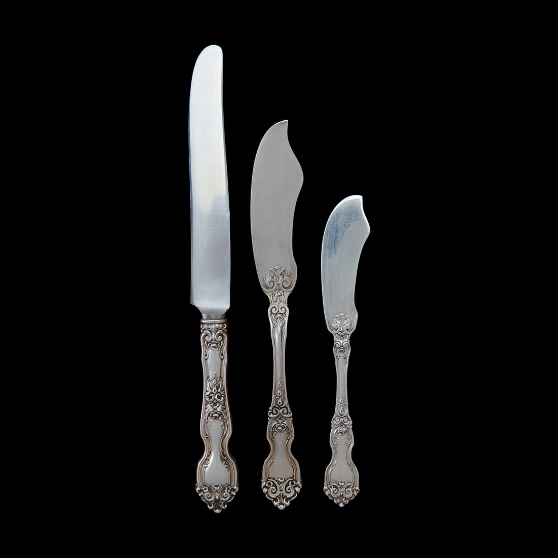 Wallace Sterling Silver Flatware Service - 4