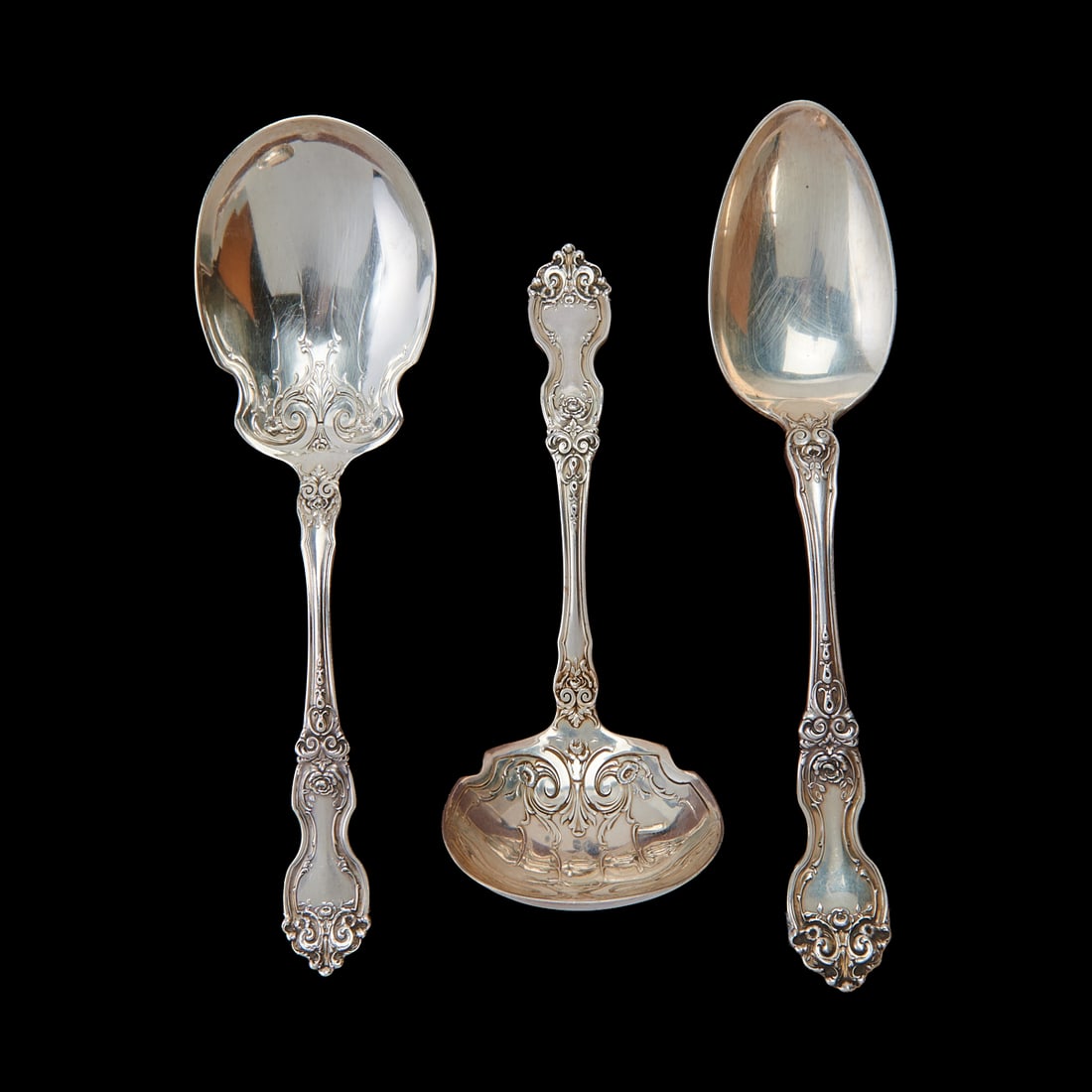 Wallace Sterling Silver Flatware Service - 5