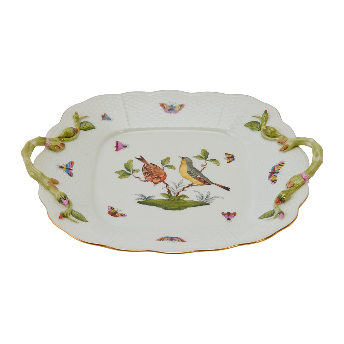 Herend Porcelain Rothschild Bird Pattern Tableware - 3