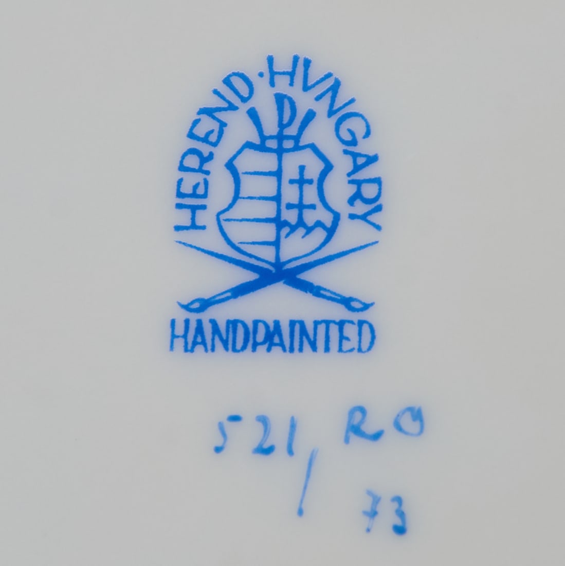 Herend Porcelain Rothschild Bird Pattern Tableware - 8