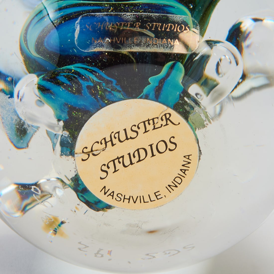 Six Paperweights including Eichart - 7