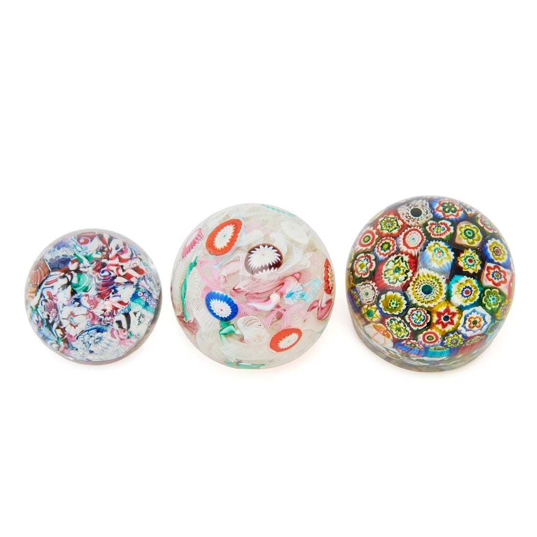 Three Paperweights, including Murano - 2