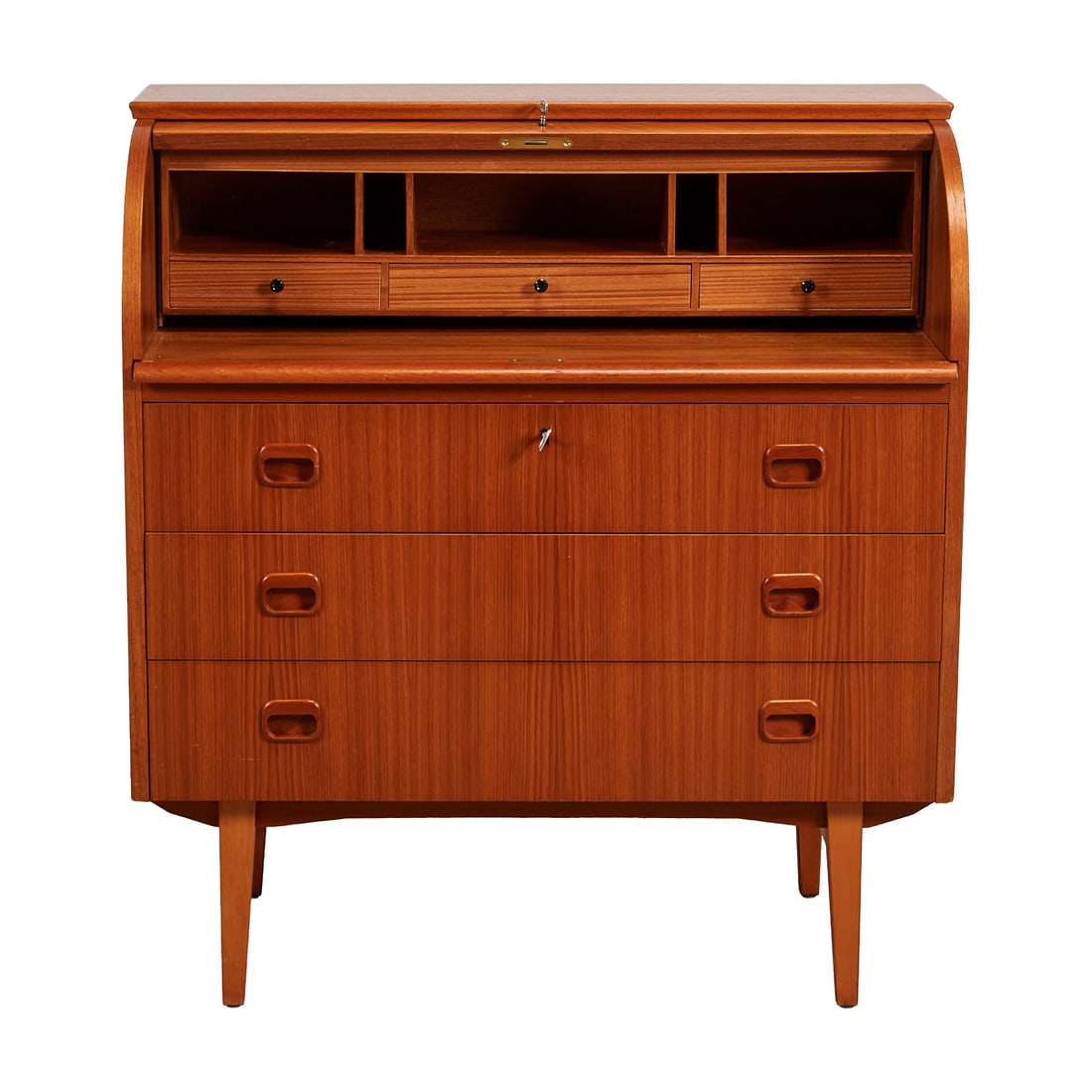 Egon Ostergaard Teak Roll Top Secretary (1 of 5)