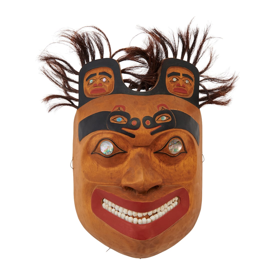 Pacific Northwest Kwakwakawakw Painted Mask by Don Lelooska (1 of 5)