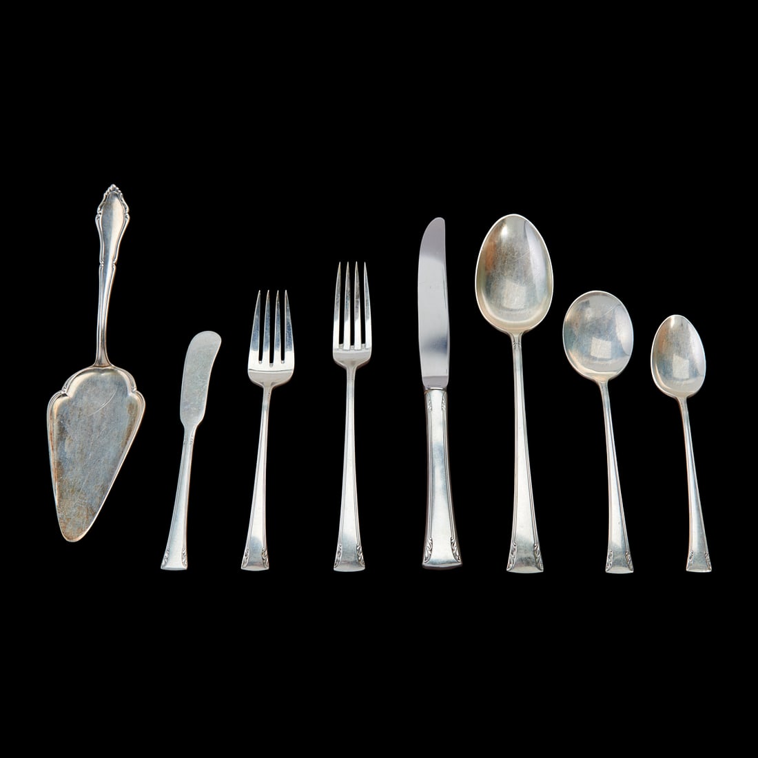 International Sterling Silver Flatware Service (1 of 4)