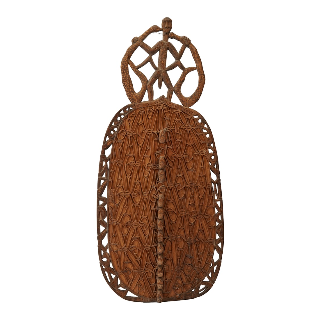 Papua New Guinea Figural War Shield (1 of 4)