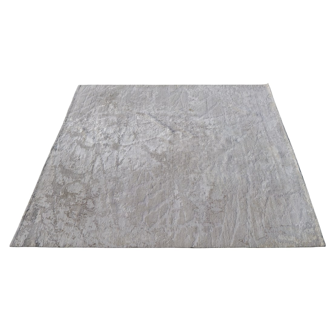 Tony Kitz Tufenkian Textured Silk and Wool Off White Carpet: Tony Kitz Tufenkian Textured Wool, Silk and LinenOff White Carpet, "Meadow II Light Linen" design.{Approximate dimensions: 12 feet 1 inch x 16 feet 1 inches.}.