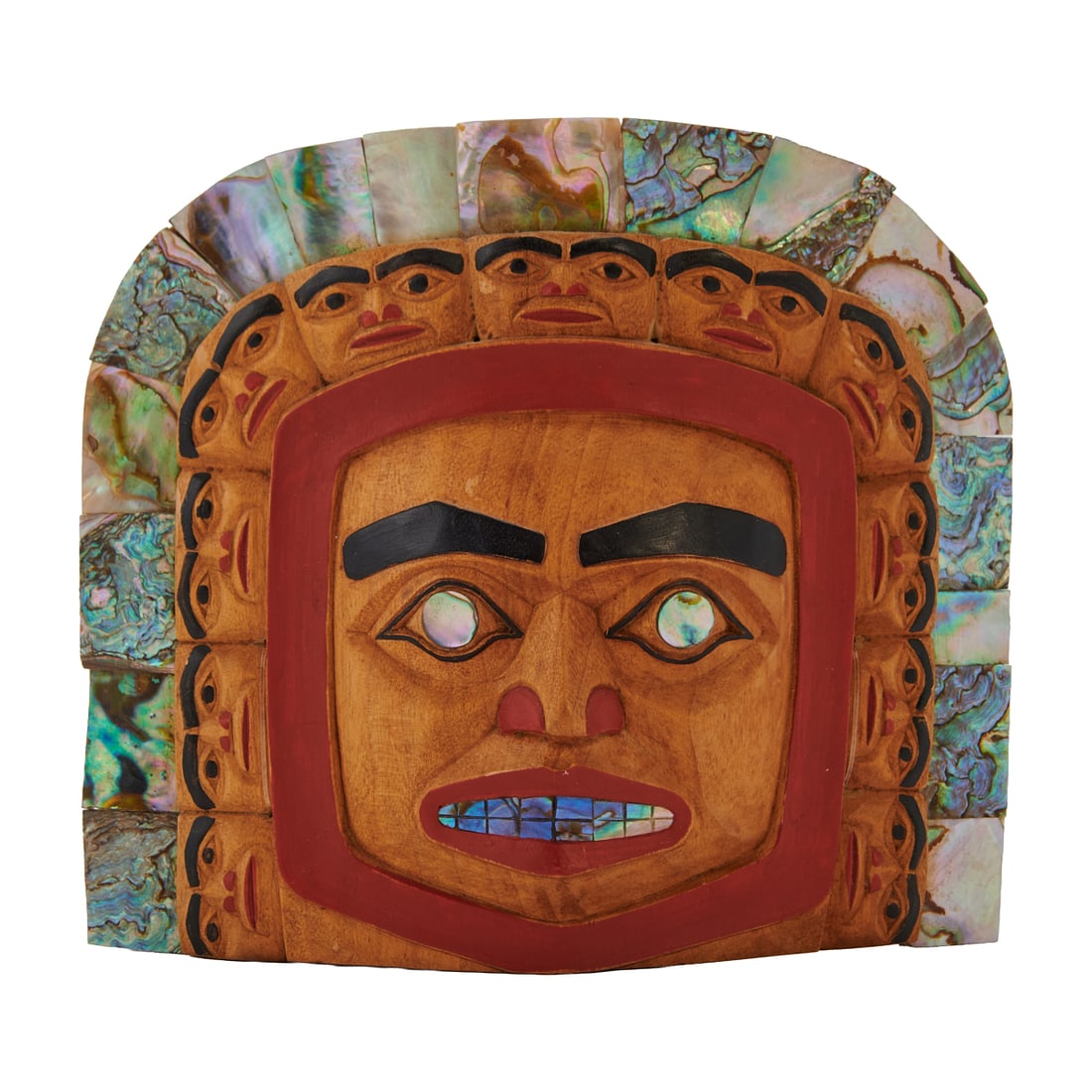 Pacific Northwest Kwakwakawakw Painted Mask by Don Lelooska (1 of 4)