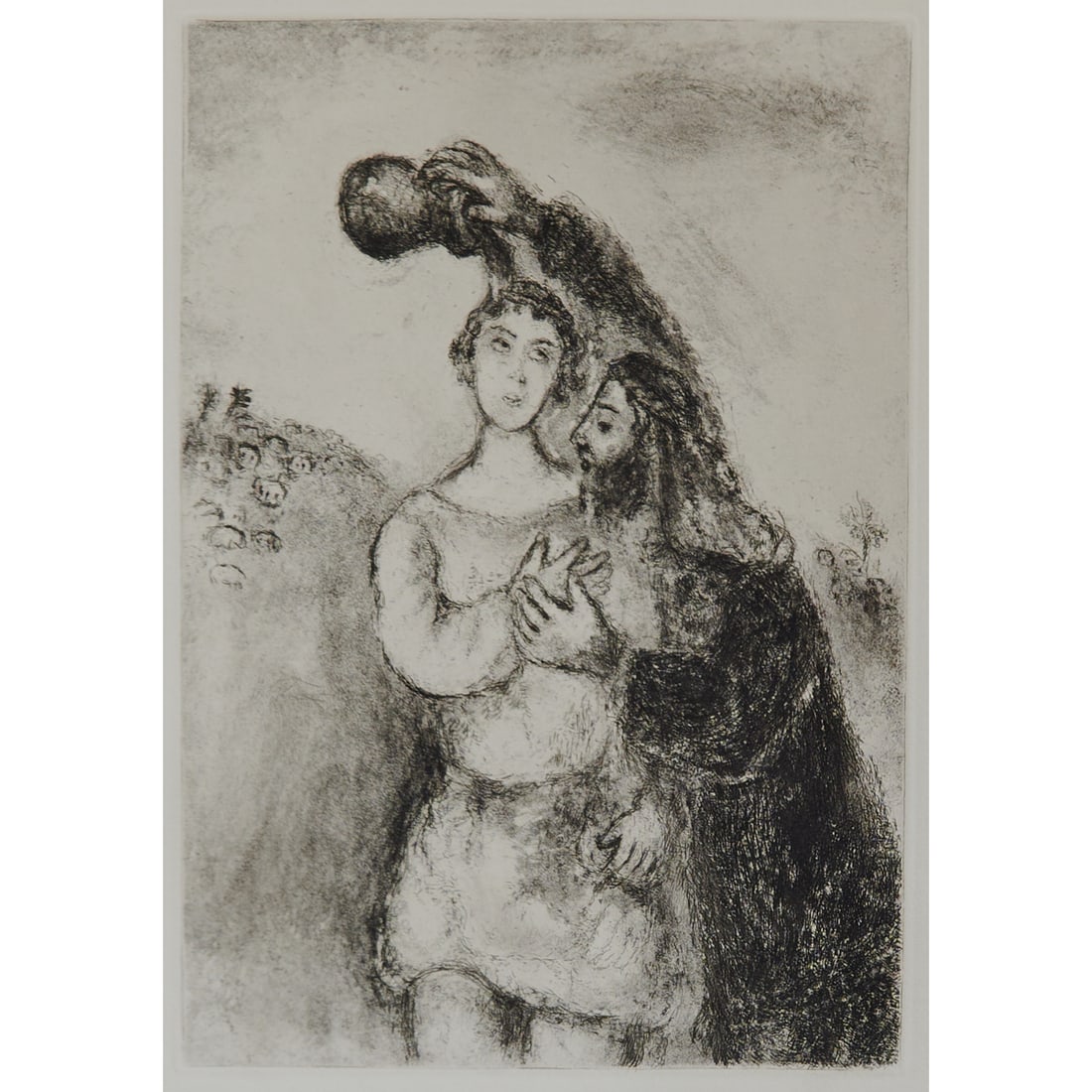 Marc Chagall, The Anointing of Saul, Etching (1 of 3)