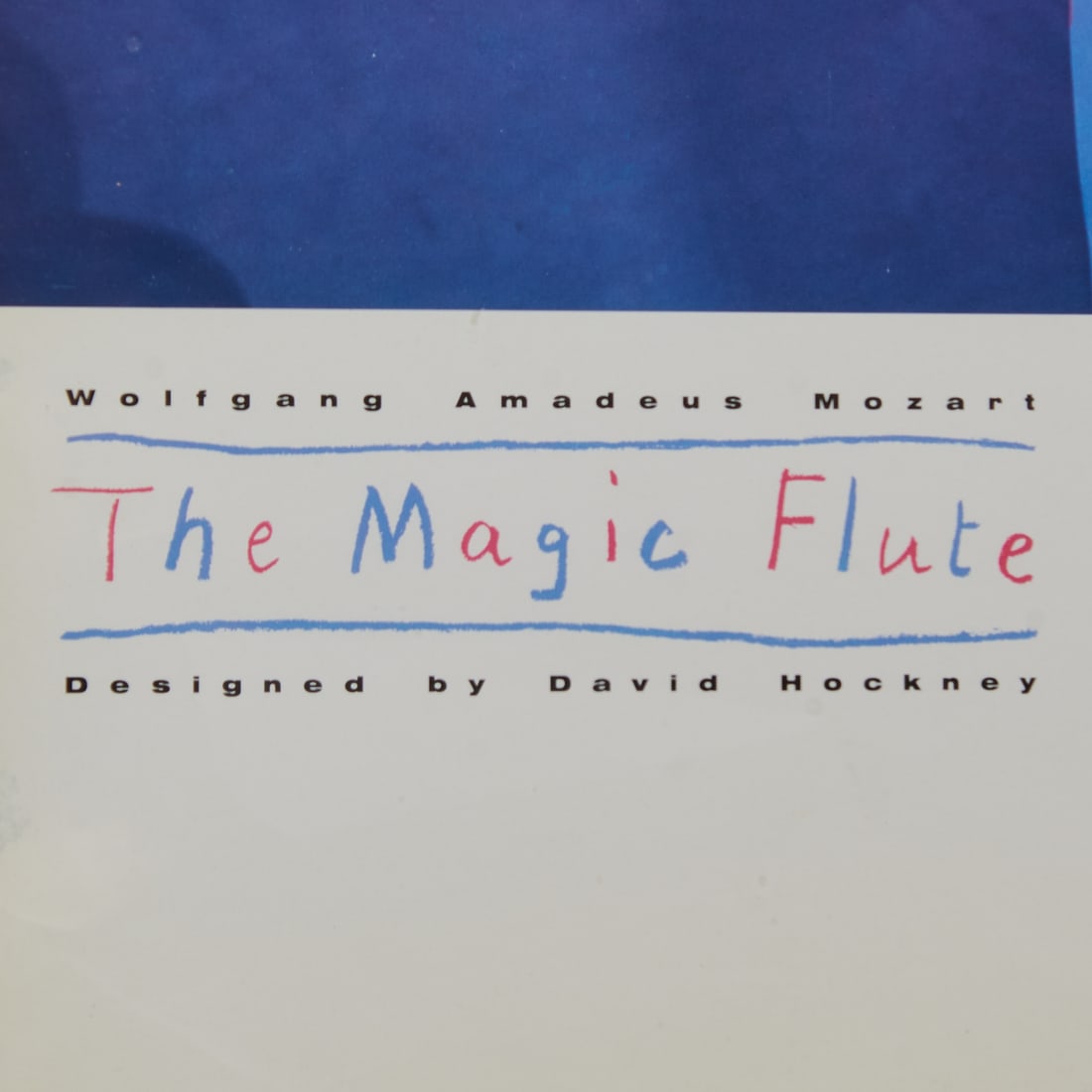 David Hockney, "Magic Flute", Signed Poster, - 3