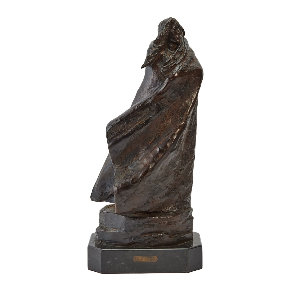 Harry Jackson, "Sacagawea II", Bronze on Marble Plinth (1 of 7)
