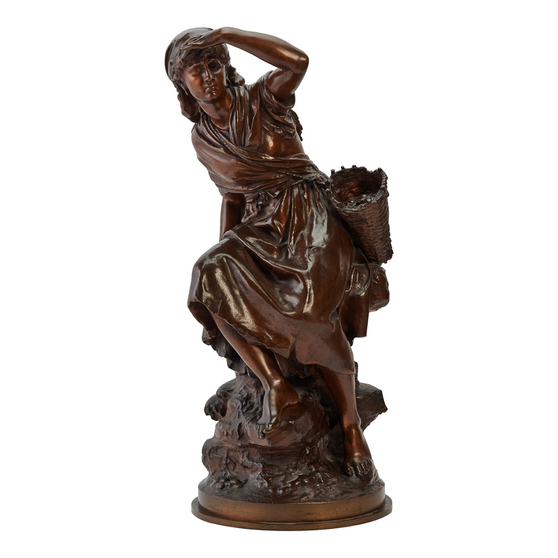 After Mathurin Moreau, "Clam Digger", Bronze (1 of 5)