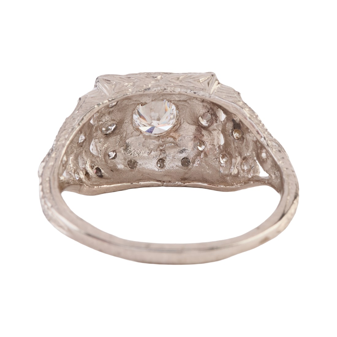 Diamond, Platinum Ring - 4