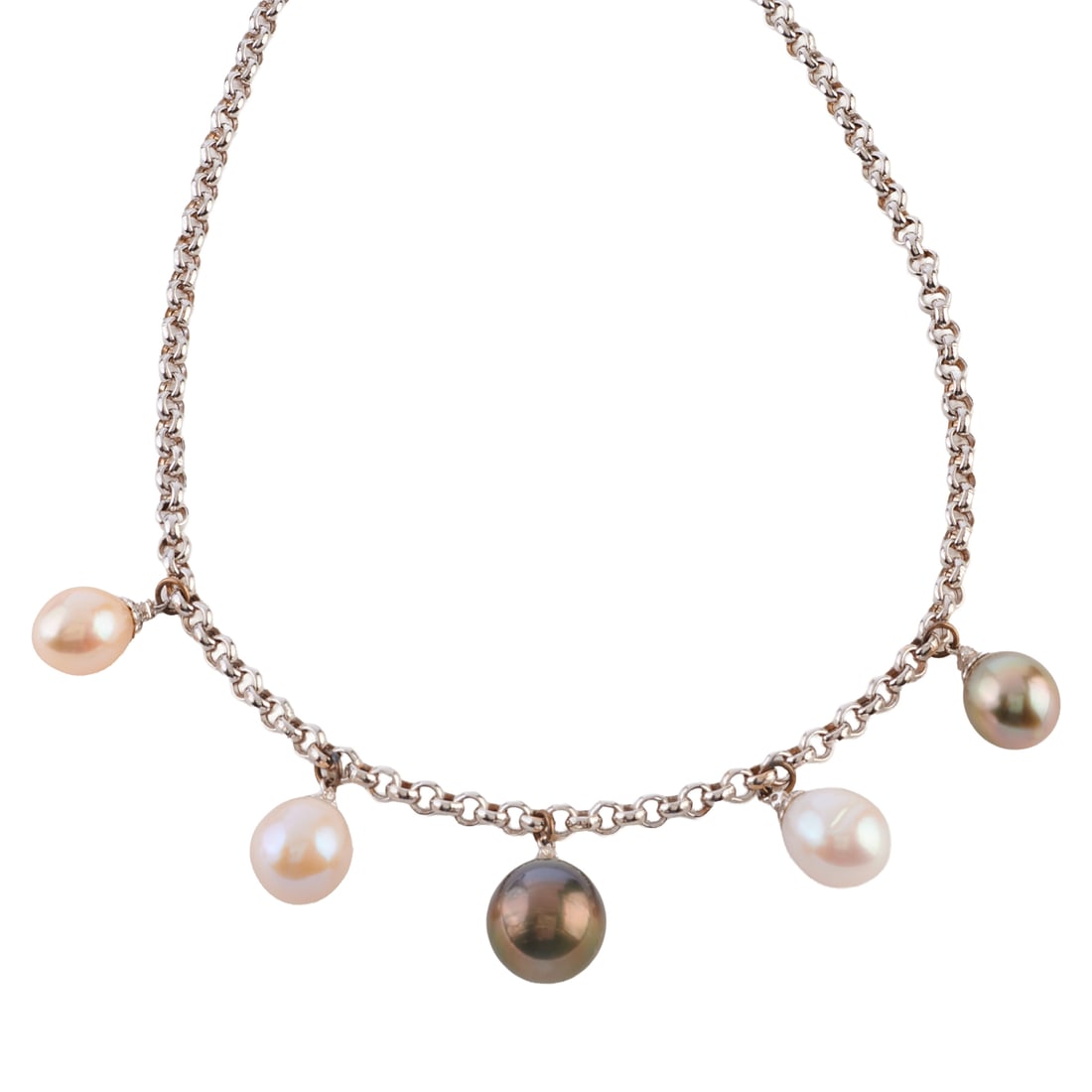 Cultured Pearl, 14k White Gold Necklace (1 of 4)