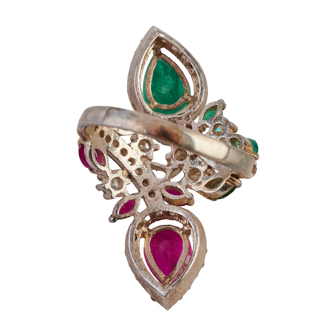 Two Multi-Stone, Sterling Silver Rings - 5