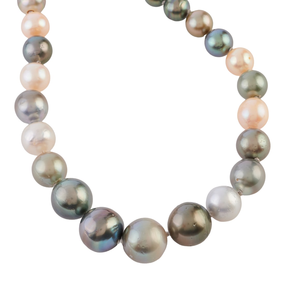 South Sea Cultured Pearl, 14k White Gold Necklace (1 of 3)