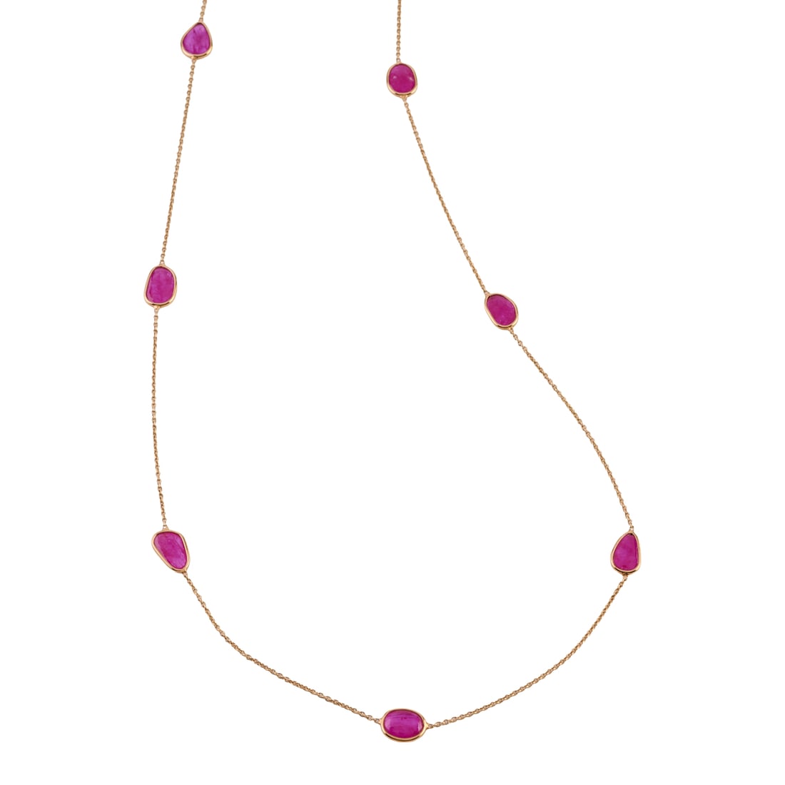 Ruby, 14k Yellow Gold Necklace (1 of 4)