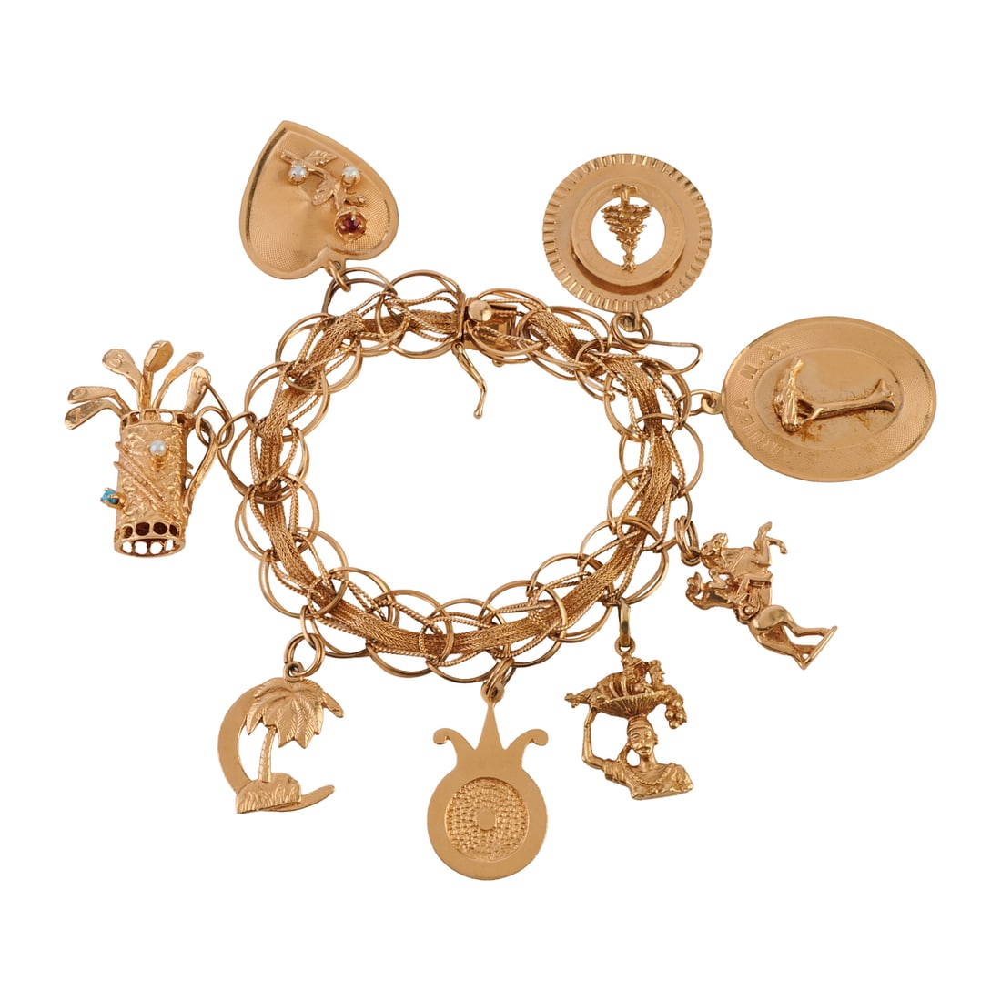 14k Yellow Gold Charm Bracelet (1 of 7)