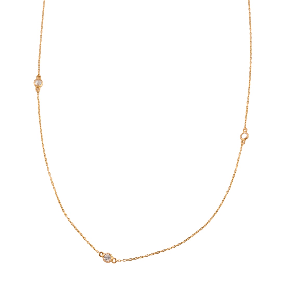 Diamond, 14k Yellow Gold Necklace (1 of 4)