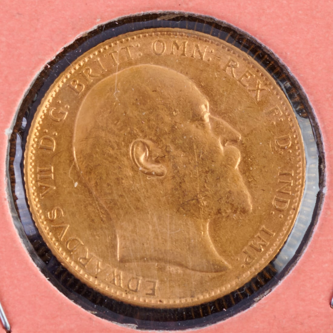 1907 Gold Sovereign Coin (1 of 2)