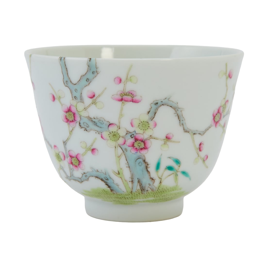 Chinese Famille Rose Porcelain Plum Blossom Cup (1 of 4)