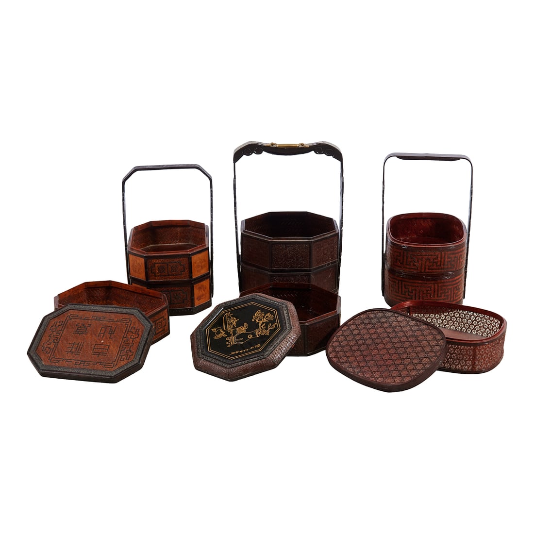 Five Chinese Wedding Baskets - 4