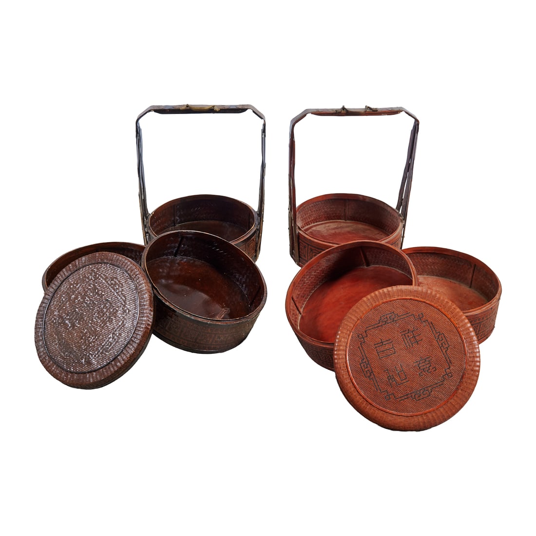 Two Chinese Wedding Baskets - 3