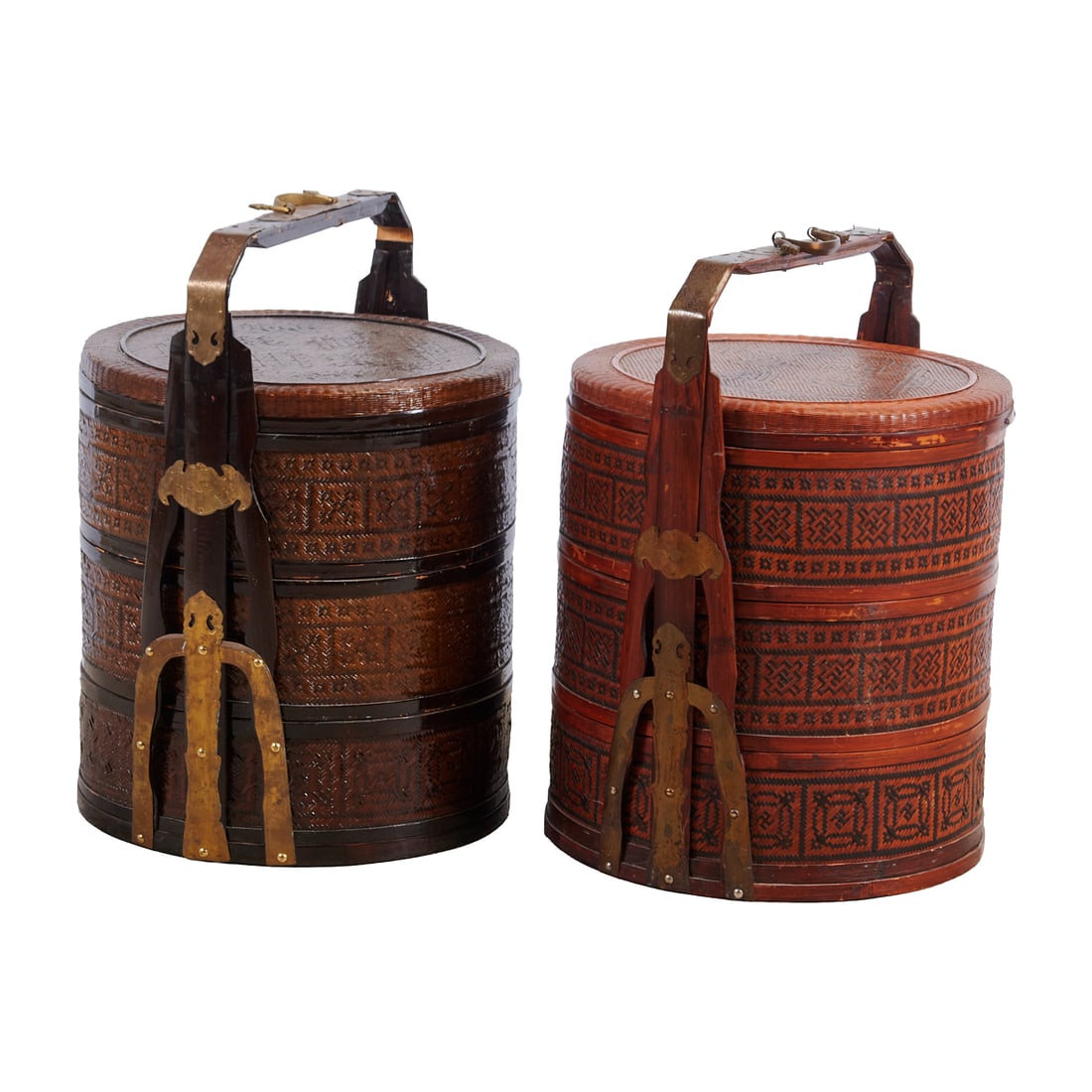 Two Chinese Wedding Baskets - 4