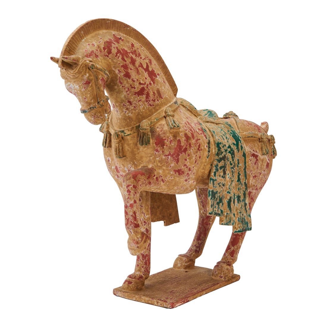 Chinese Painted Bronze Figure of a Horse (1 of 4)