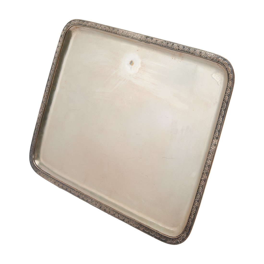 Italian 800 Silver Rectangular Tray (1 of 5)