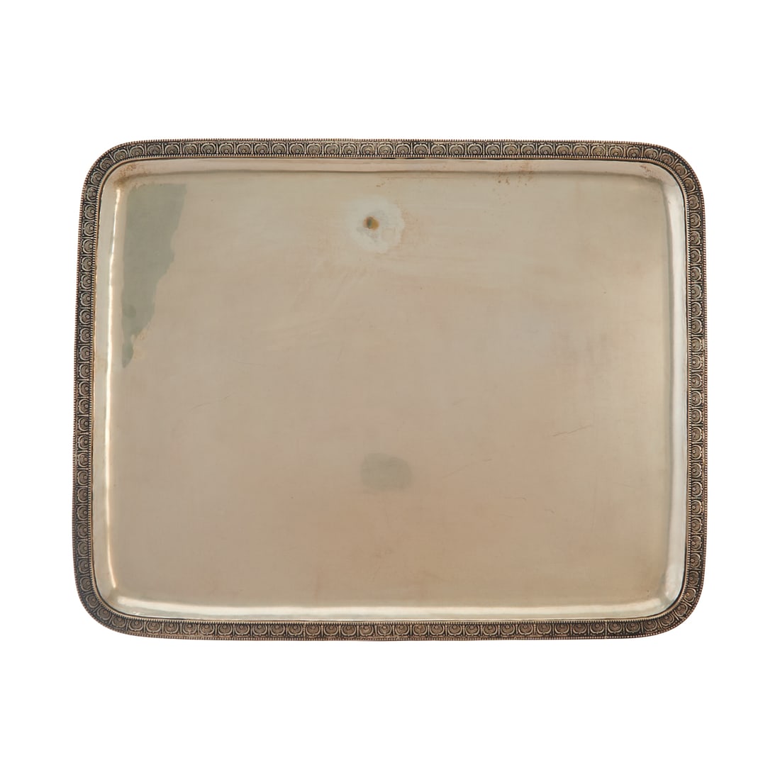 Italian 800 Silver Rectangular Tray - 2