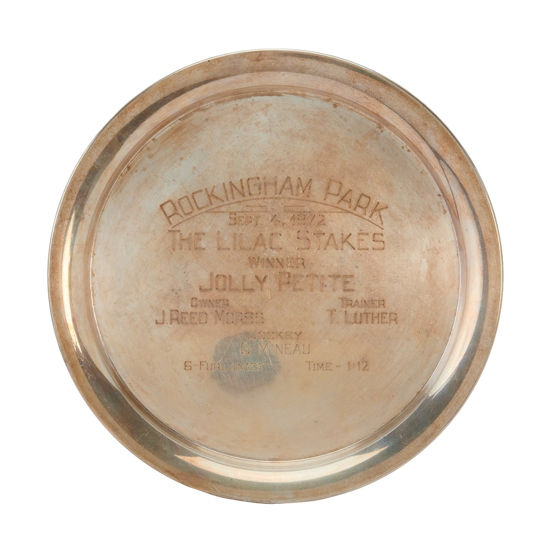 Lunt Sterling Silver Trophy Plate (1 of 4)