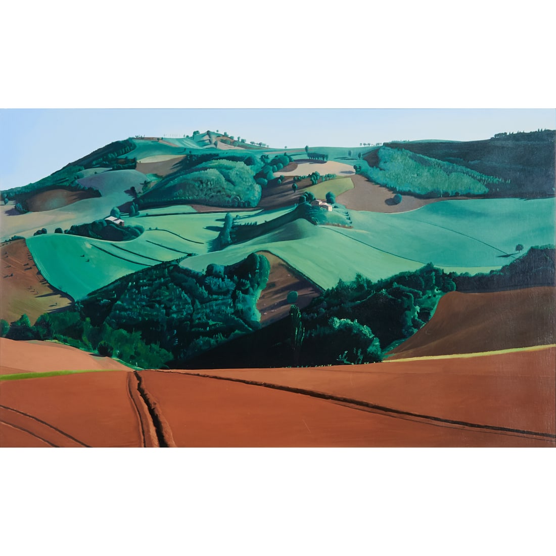 Steven Bigler, Hills Near Urbino, Oil on Canvas (1 of 5)
