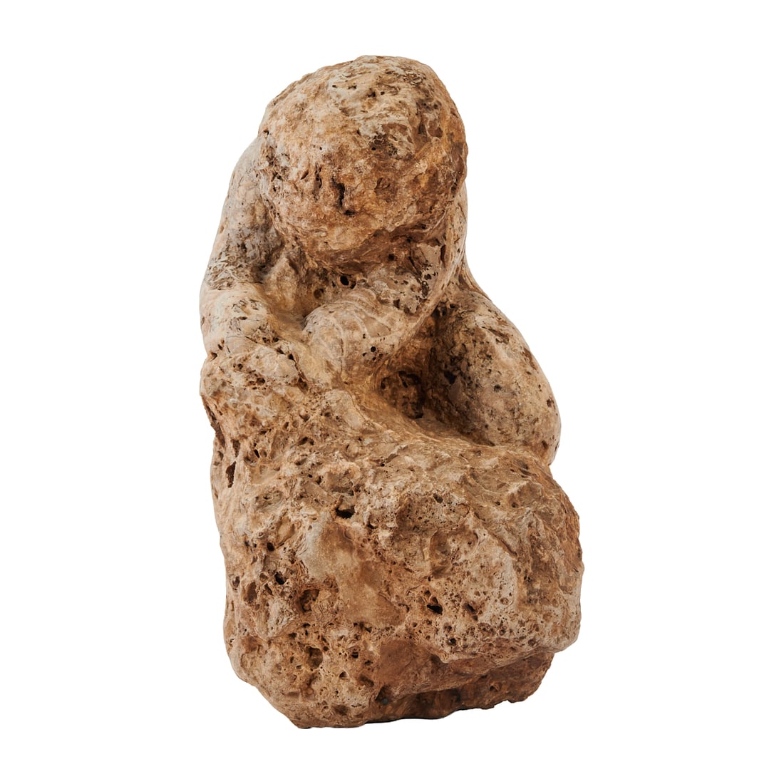 John Cody, Baby, Travertine Sculpture (1 of 5)