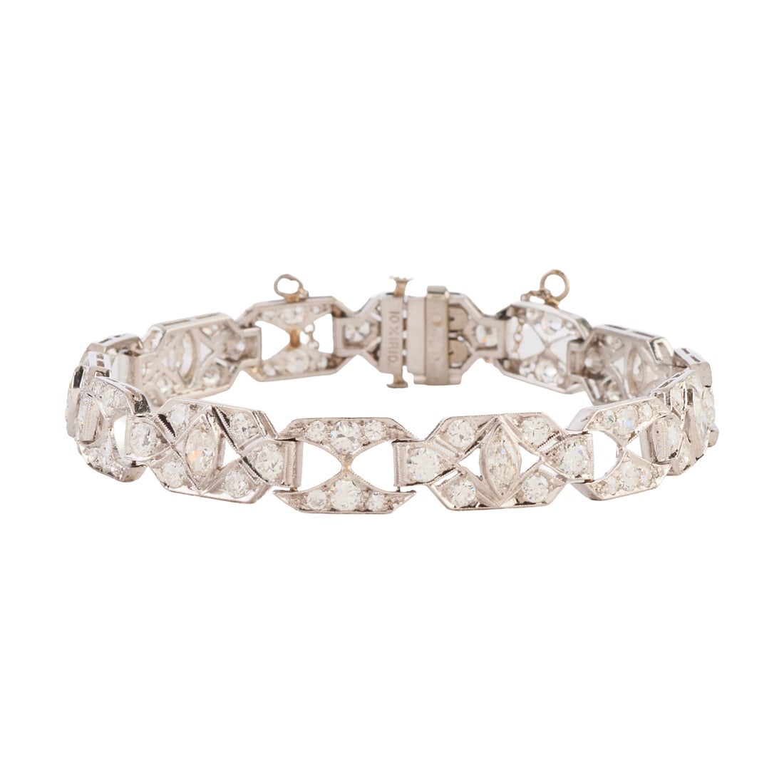 Art Deco Diamond, Platinum Bracelet (1 of 5)