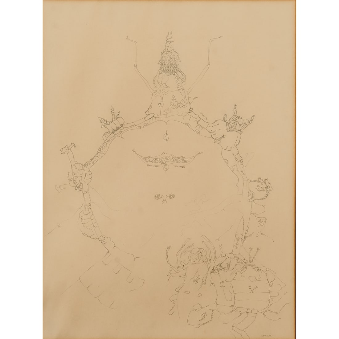 Bruce Conner, Bug, Drawing (1 of 5)