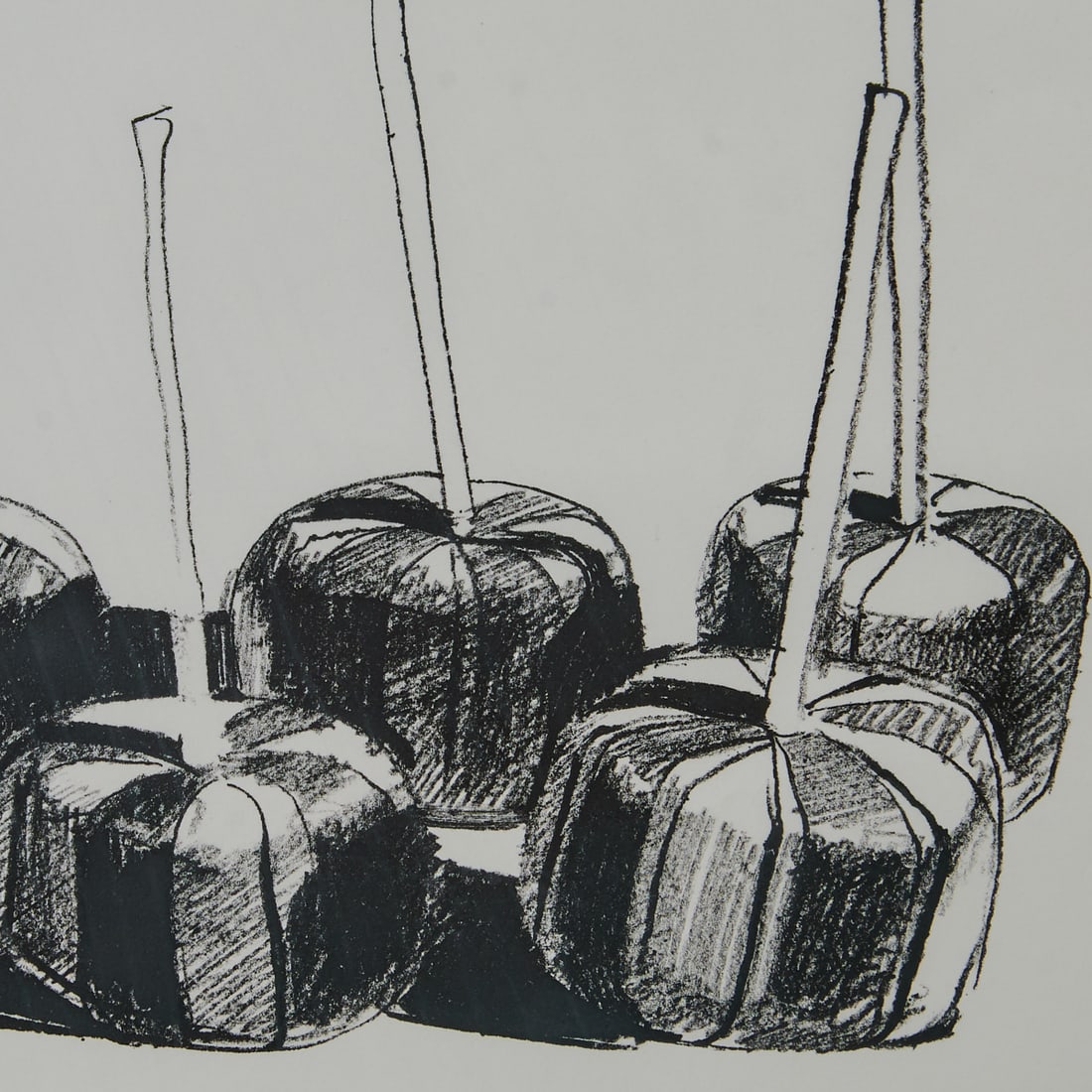 Wayne Thiebaud, Candy Apples, Lithograph - 3
