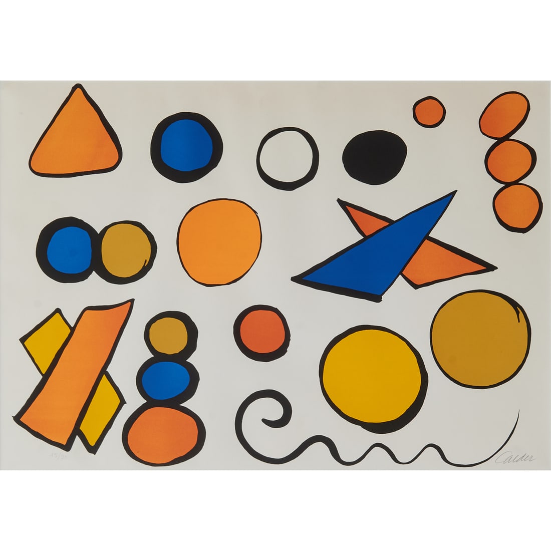 Alexander Calder, Alphabet Et Serpent, Lithograph (1 of 6)