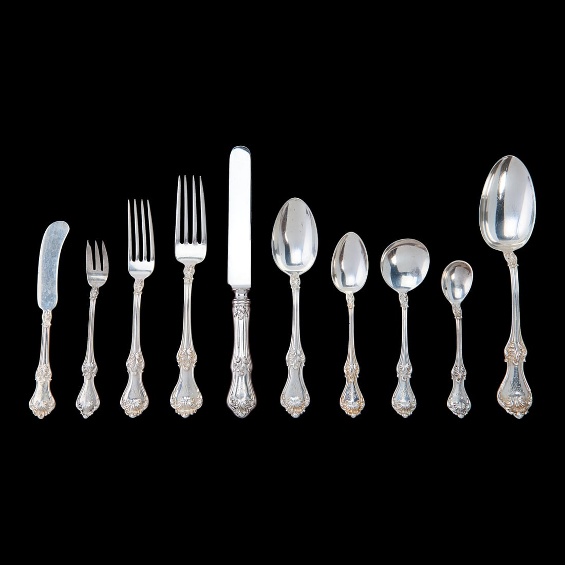 Robert Wallace Sterling Silver Floral Pattern Flatware Service (1 of 4)