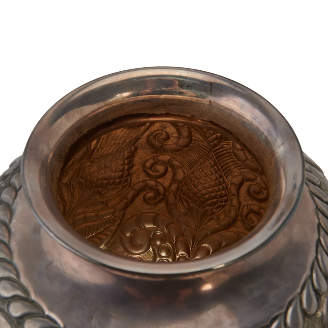 Peruvian Sterling Silver Vase - 2