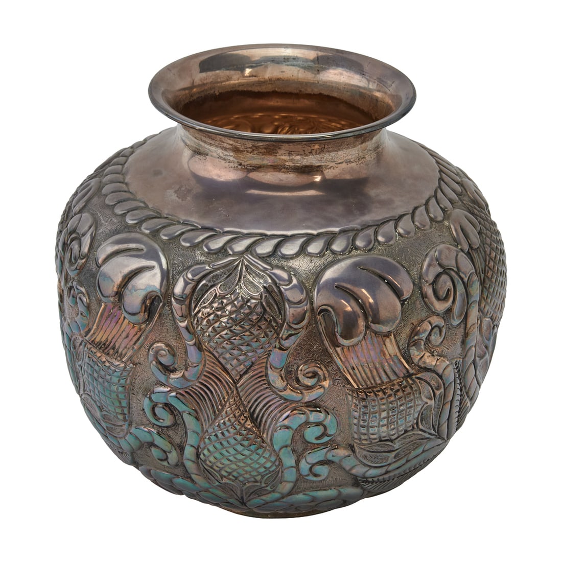 Peruvian Sterling Silver Vase - 3