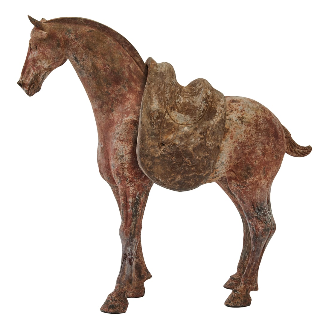 Tang Dynasty Painted Pottery Horse (1 of 9)