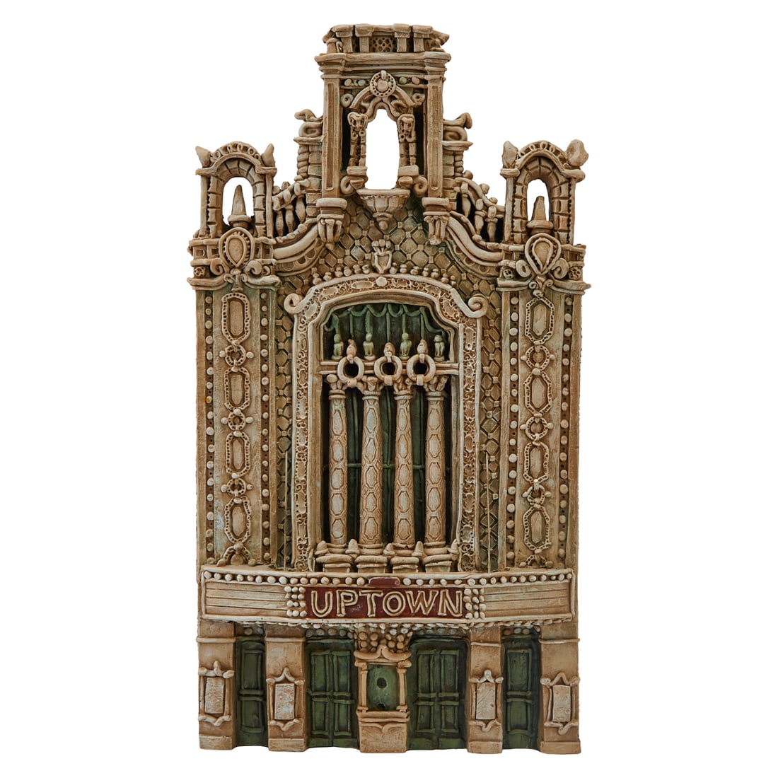 Alice Zani Jacobsen (1928 - 1993) Uptown Theater Plaster Building Model in High Relief..The (1 of 5)