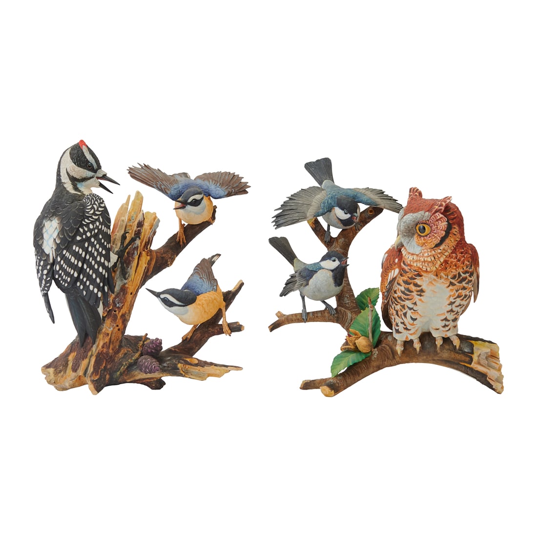 Two Hutschenreuther Porcelain Groups: Friendly Enemies and Disdain.. The former comprising a (1 of 6)