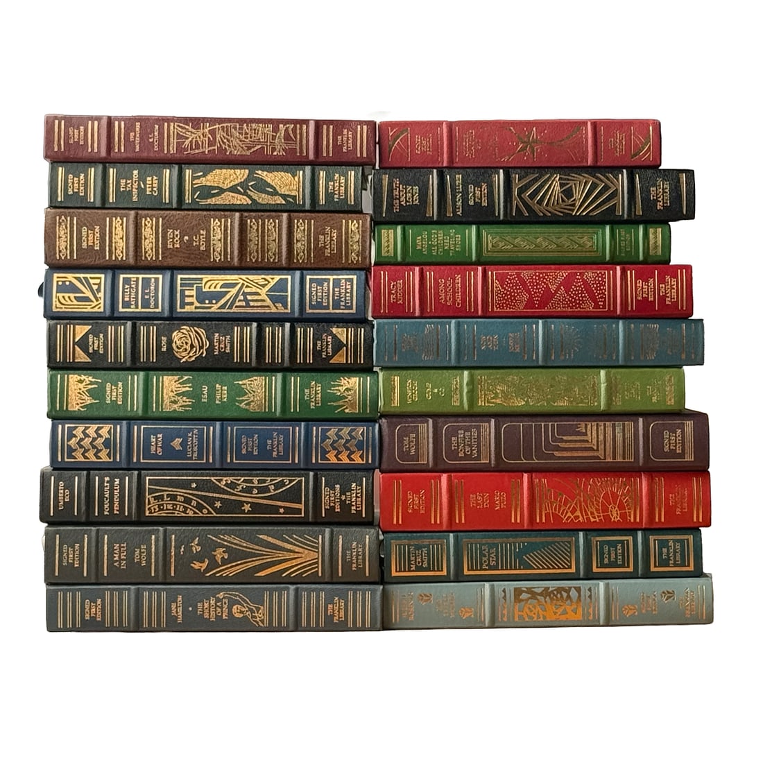 Collection of Franklin Library First Edition Leather Bound Books.. Comprising twenty volumes of (1 of 4)