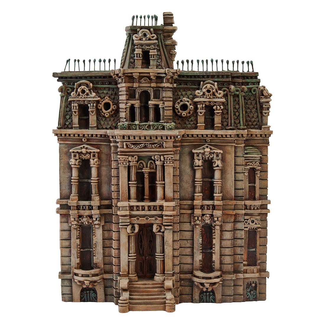 Alice Zani Jacobsen (American, 1928-1993), Old Chicago Plaster Building Model in High Relief, the (1 of 4)