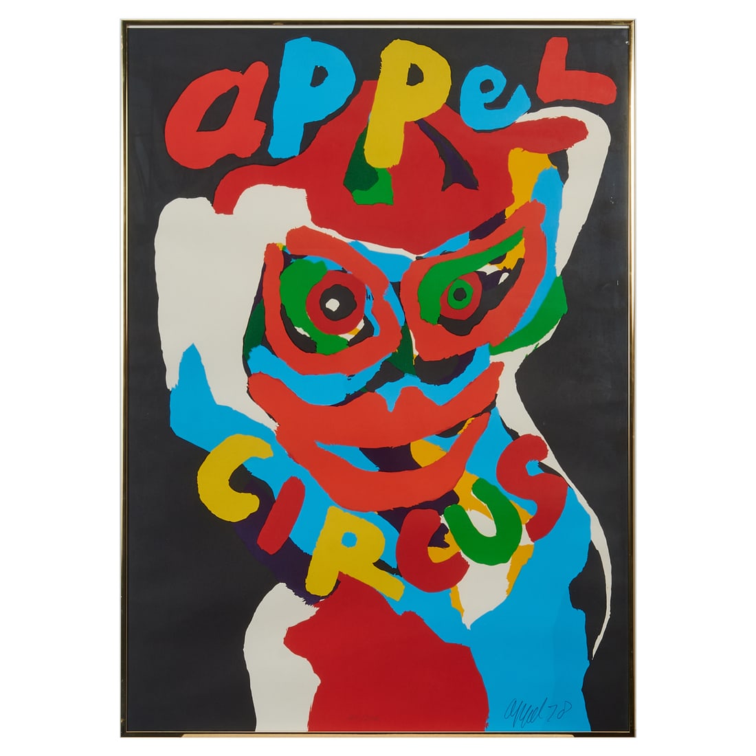 Karel Appel (Dutch,.1921-2006), Circus,.1978, colored lithograph;.[approximate dimensions - sight: (1 of 3)