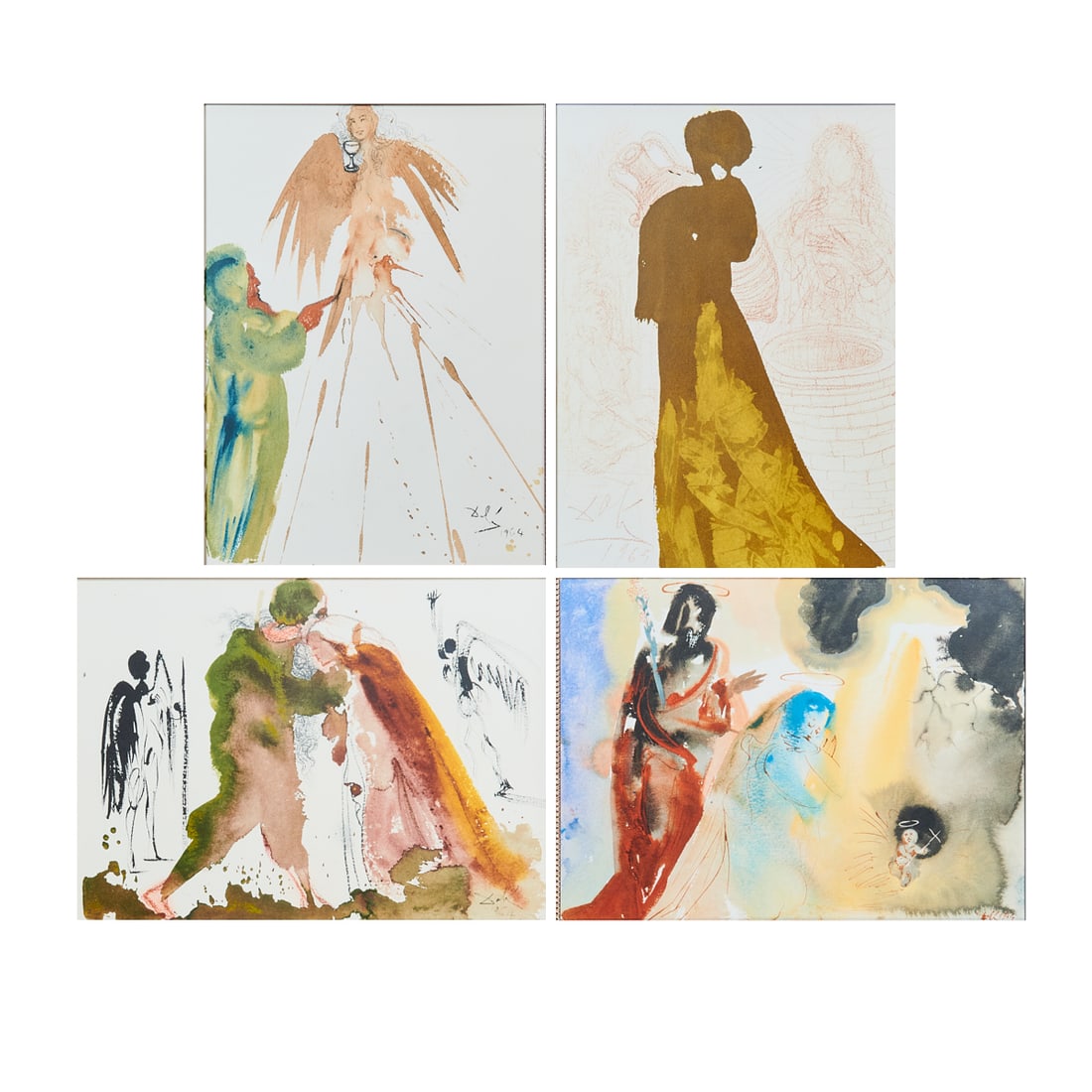 Salvador Dali (Spanish, 1904-1989),.(i) Oblatio Munda,.(ii) Da Mihi Bibere,.(iii).Ipse Coniungat (1 of 11)