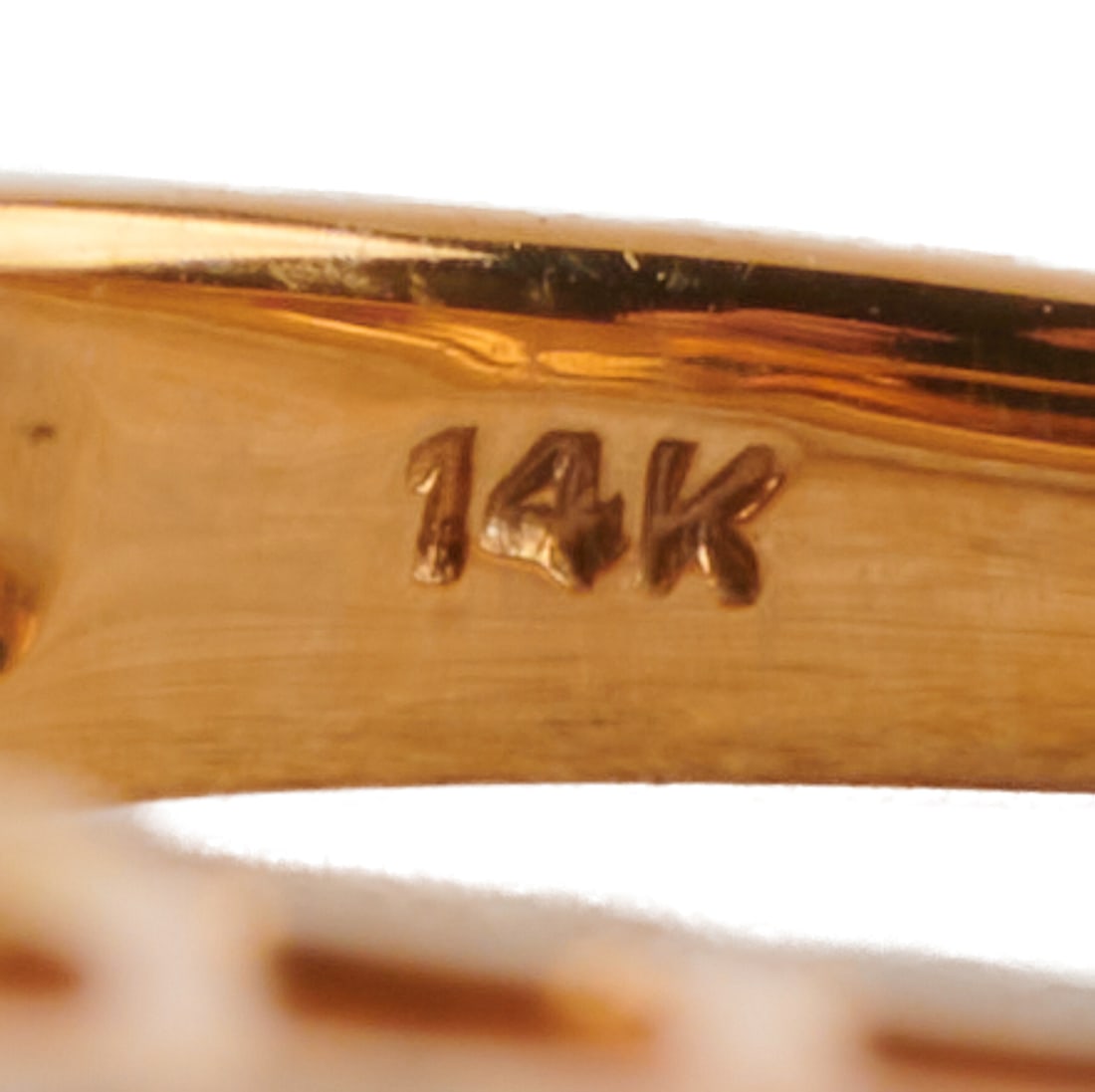 Ruby, Diamond, 14k Yellow Gold Ring. Featuring one emerald-cut ruby weighing approximately 2.00 - 4