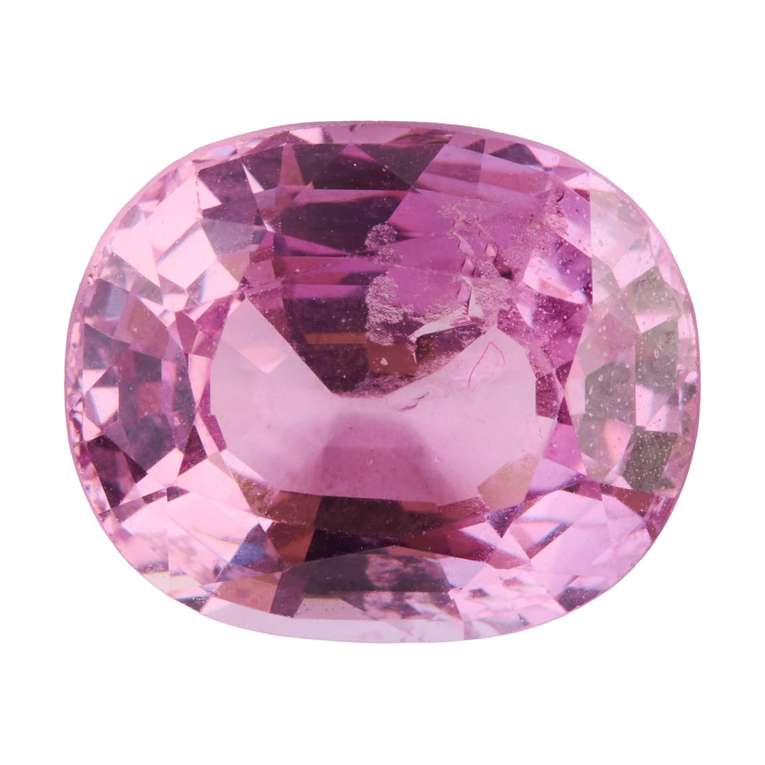 Unmounted Pink Spinel. The unmounted cushion-cut pink spinel weighing approximately 4.04 cts. and (1 of 1)